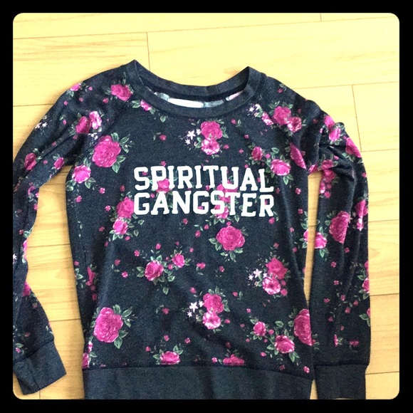 Spiritual Gangster Tops - Spiritual Gangster long sleeve tee